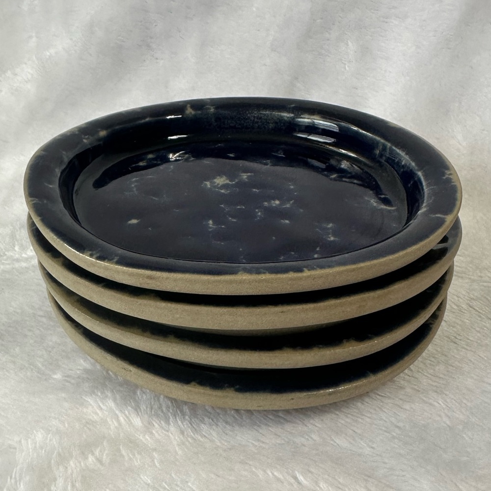Bennington Potters Agate Blue Coasters - Picture 3 of 11